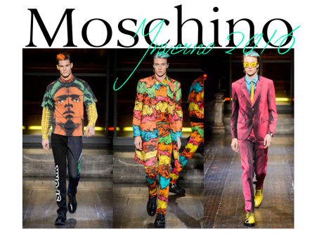 Jeremy Scott iluminou a passarela da Moschino Com muita Cor e Arte.