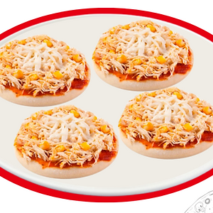 Bandeja/c 4 Mini Pizza