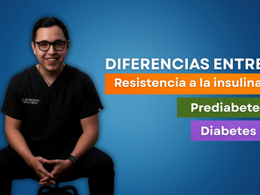Las diferencias entre diabetes, pre diabetes y resistencia a la insulina