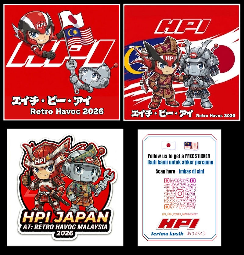A huge thank you to everyone who dropped by the HPI booth at Retro Havoc 2026! It was such a pleasure to meet all of you and share our special collaboration stickers. We loved seeing so many of you scan our QR code to connect with us on Instagram. Keep following us for more updates and future projects. Thank you / Terima kasih!