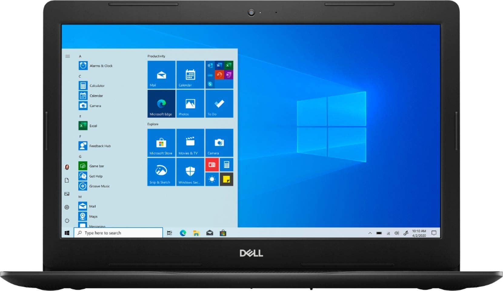 Dell Inspiron 15 3000 (3593) Laptop Computer - 15.6 inch HD Anti-Glare Display (