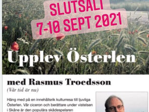 Upplev Österlen under vår kulturresa med Rasmus Troedsson
