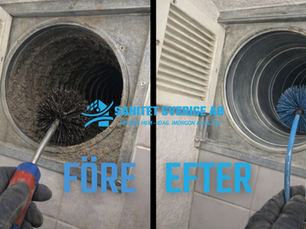 För och efter: Så förvandlade vi en riktigt smutsig till- och frånluftskanal veckan före Alla hjärtans dag