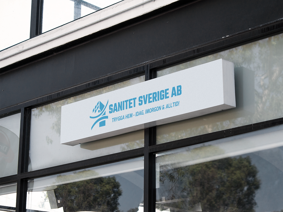 Sanitet Sverige skylt