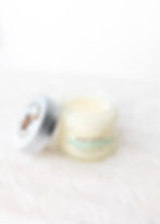 Open lid of 2 oz jar of Minted Heel repair