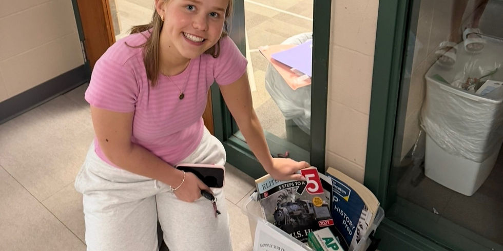 School Supply Drive: Promoting Educational Equality in Indiana's Underserved Areas
