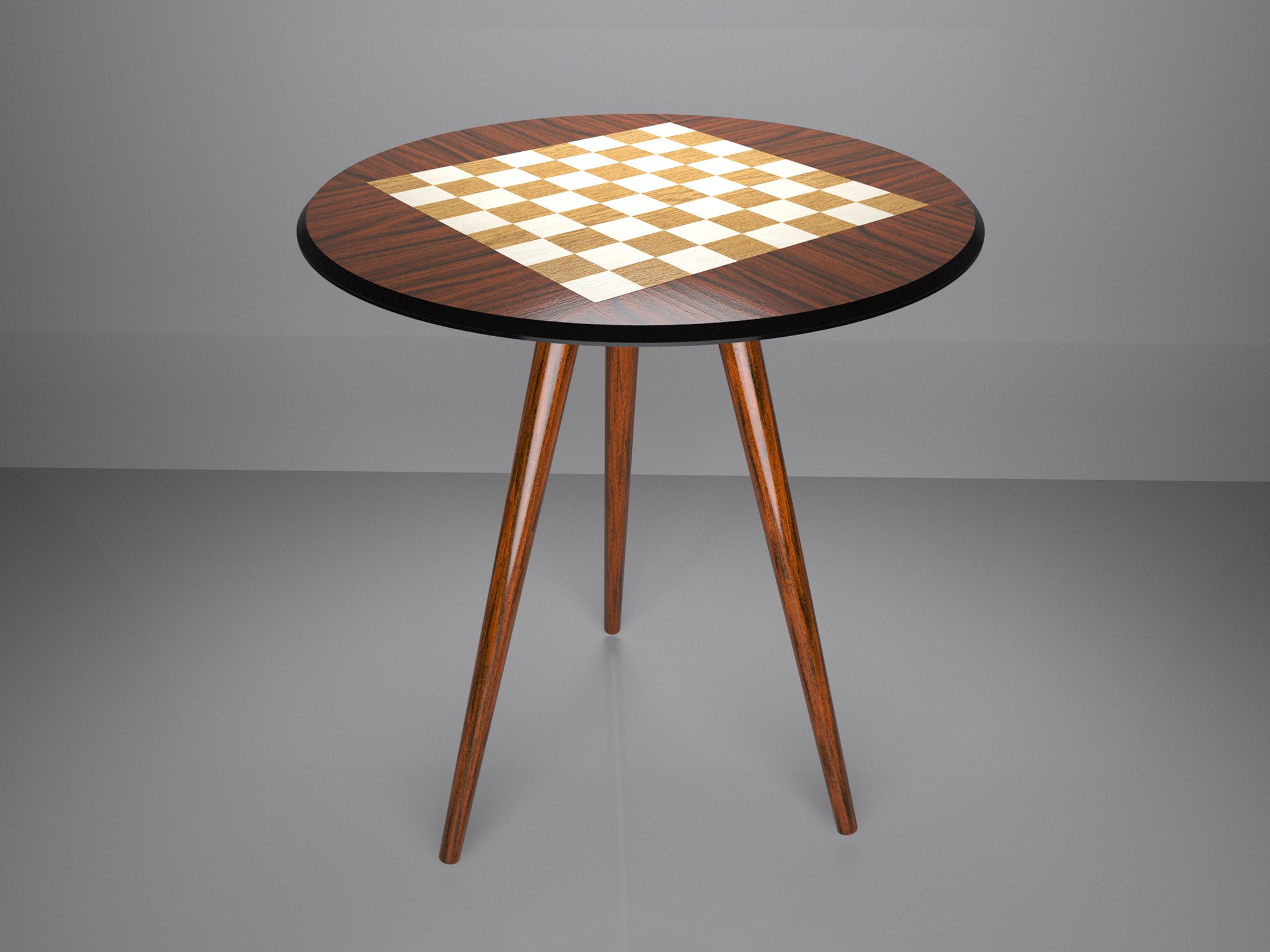 round chess coffee table