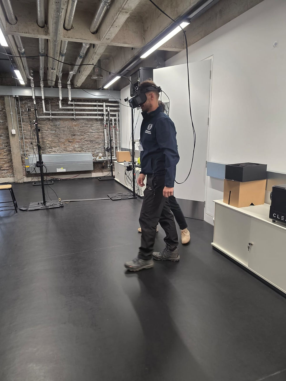 Gavin tried out the VR tech.