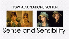 How Sense and Sensibility is softened in adaptations