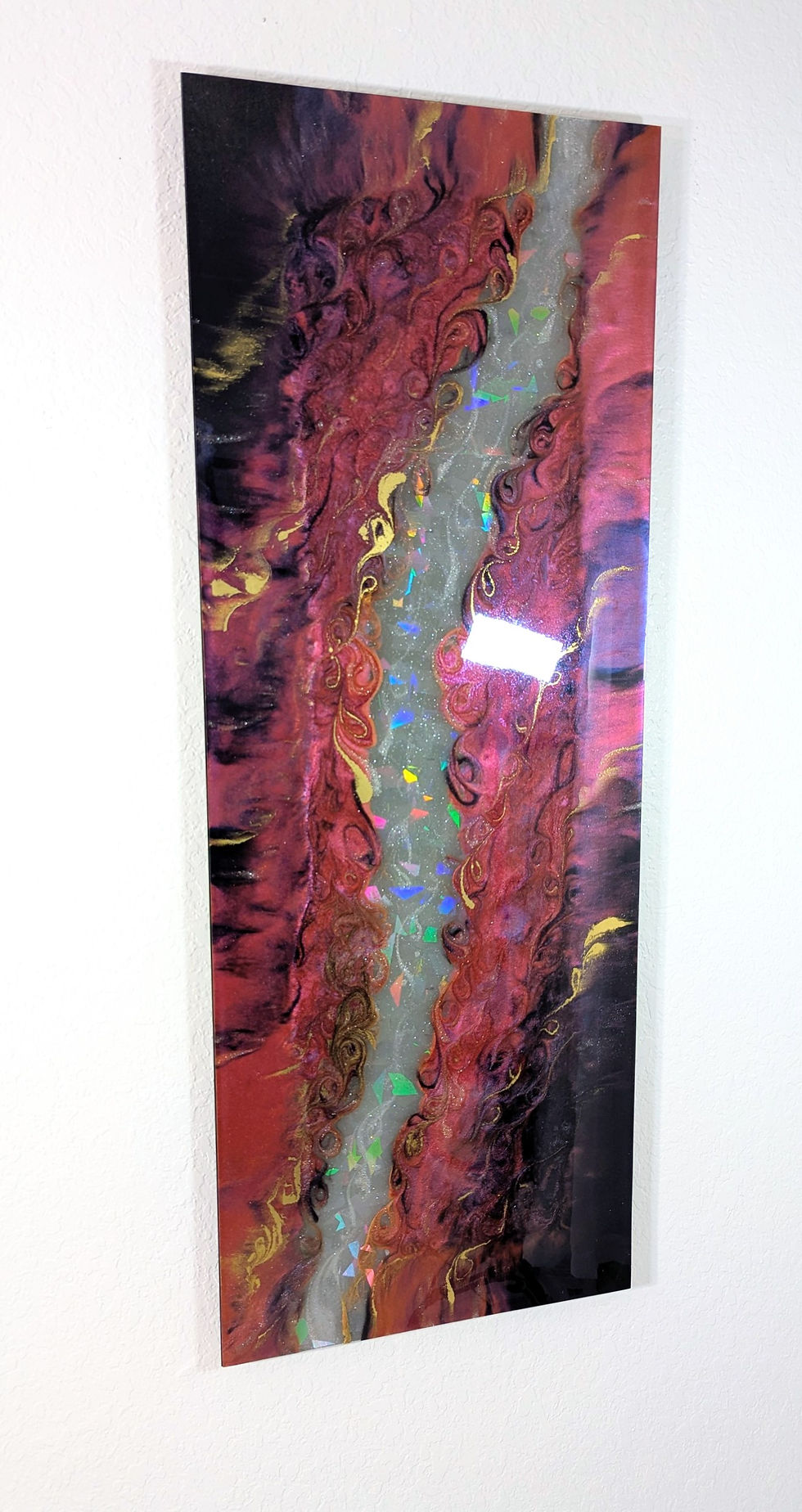 Thumbnail: Holographic Color-Shift Artwork  "Celestial Vein"