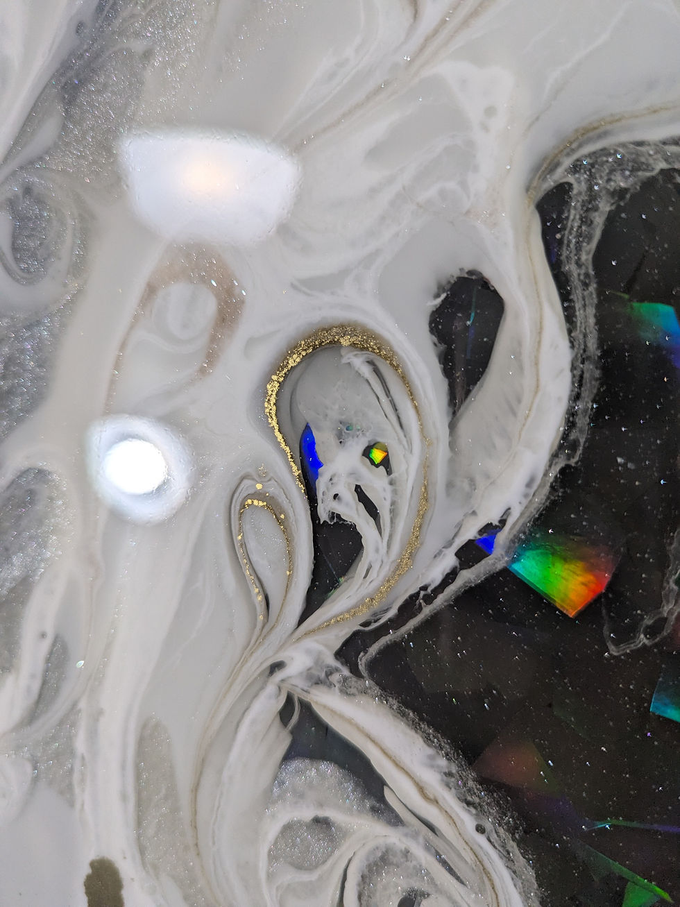 Thumbnail: Holographic Color-Shift Artwork  " Ethereal Divide"