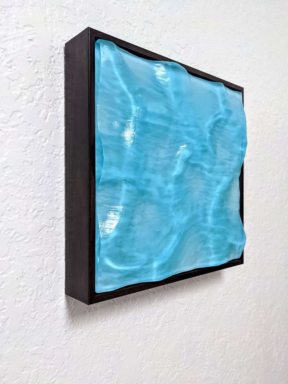 Thumbnail: "Baha" Water Art in Aquamarine