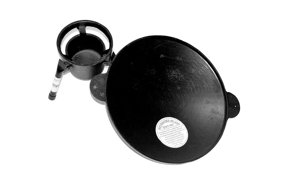 Tacho de Ferro Fundido + Fogareiro