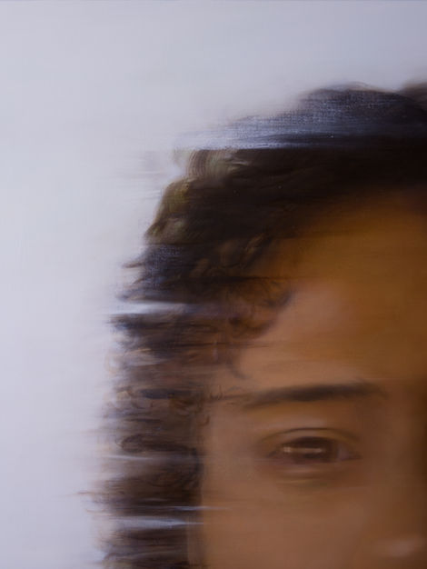 Face close-up