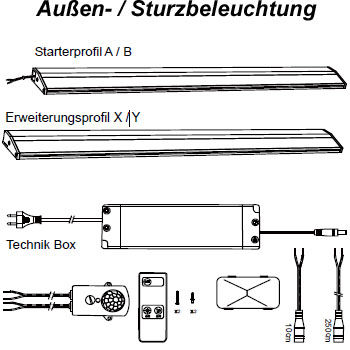 Miniaturbild: Außen- / Innenbeleuchtung