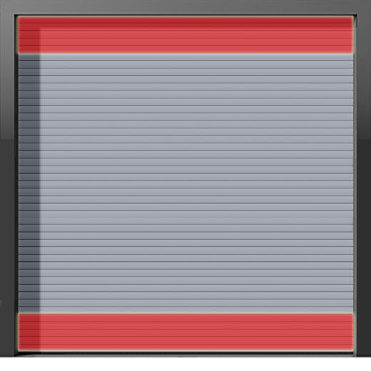 Miniaturbild: Lichtband / Verglasungssektion für Industrie-Deckensektionaltor "TIS 40"