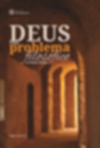 "Deus como problema filosófico na Idade Média", de Tiago Lacerda, publicado pela Editora Intersaberes. A imagem mostra um corredor de pedra iluminado pela luz do sol, remetendo a mosteiros medievais e ao ambiente contemplativo do pensamento religioso-filosófico.