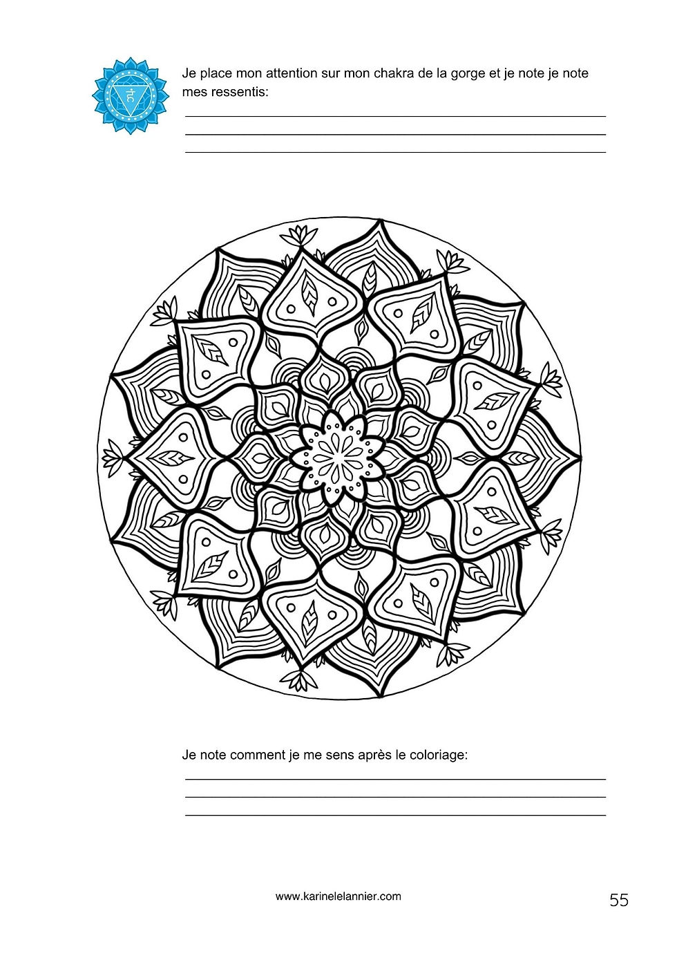 Miniature : Coloriage: Activez vos chakras et colorez votre vie - A imprimer