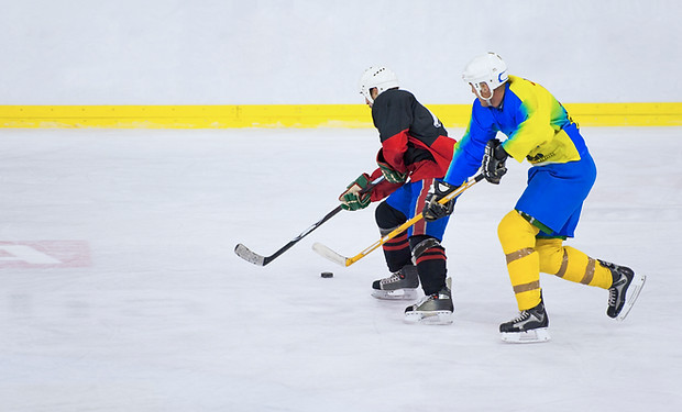 Hockey Players On Ice