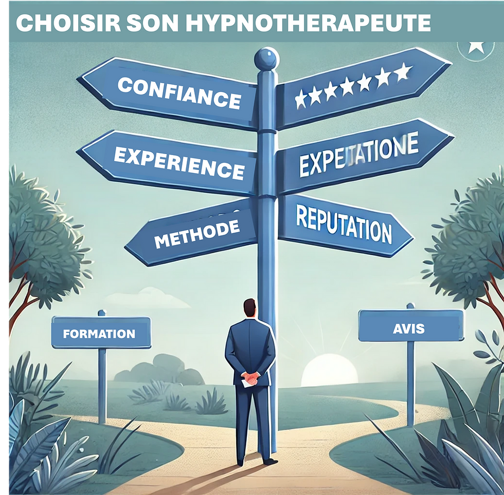 choisir un hypnothérapeute