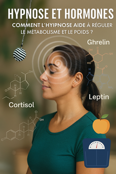 Découvrez comment l’hypnose agit sur les hormones (cortisol, insuline, thyroïde) pour réguler le métabolisme, réduire le stress et favoriser la perte de poids.