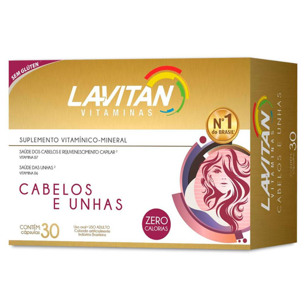LAVITAN CABELOS E UNHAS 30 CAPSULAS