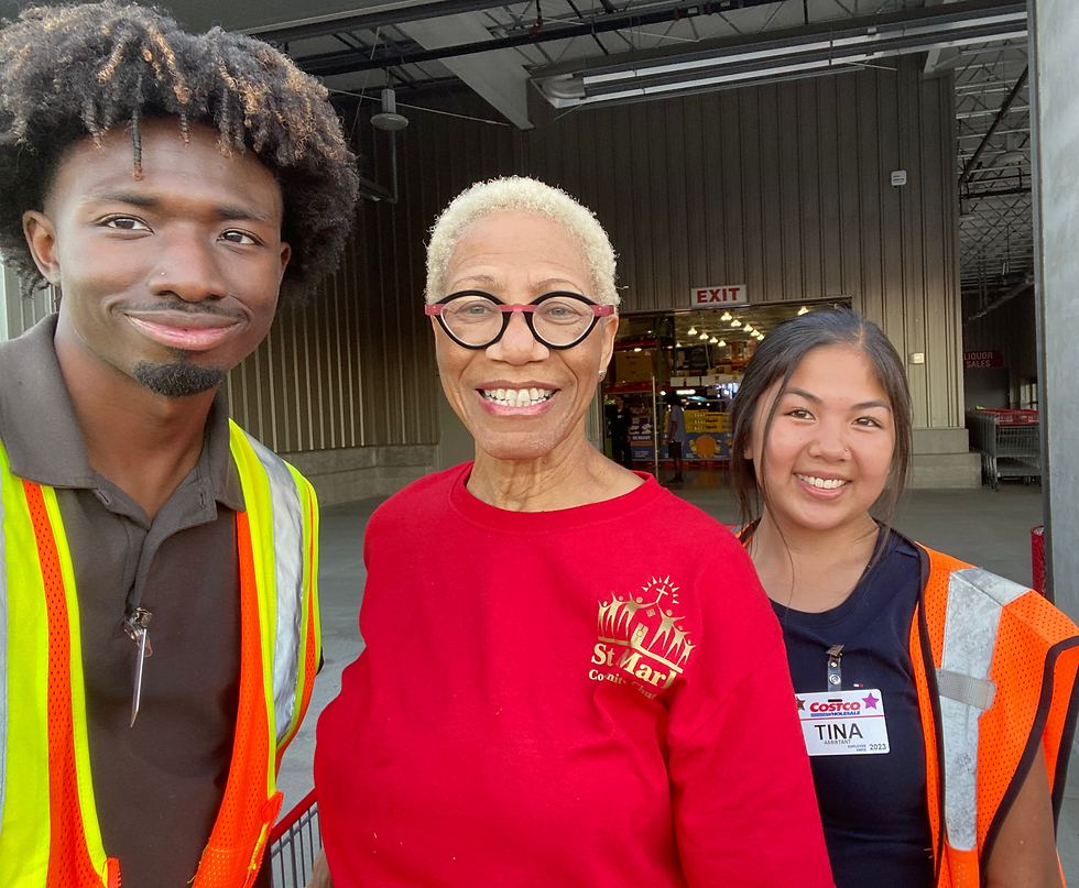 Eye-level view of a community gathering in Jefferson County