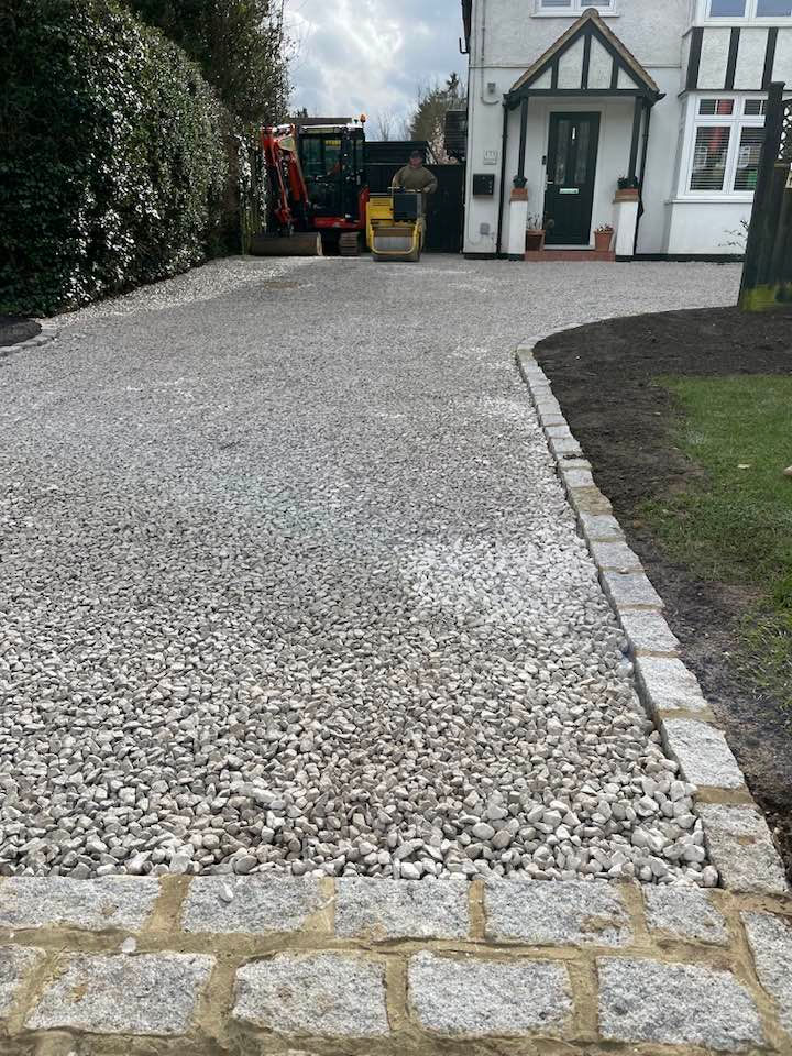 Grey Shingle Driveway