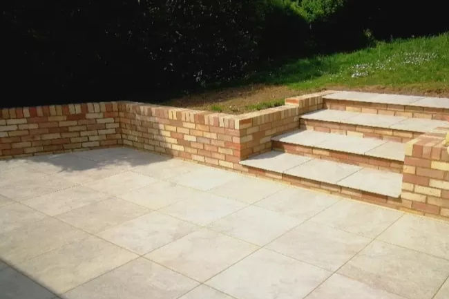 Garden Steps and Stone Walling