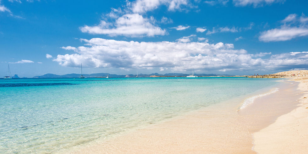 Ses Illetes Formentera, una de las mejores zonas para navegar en Ibiza y Formentera
