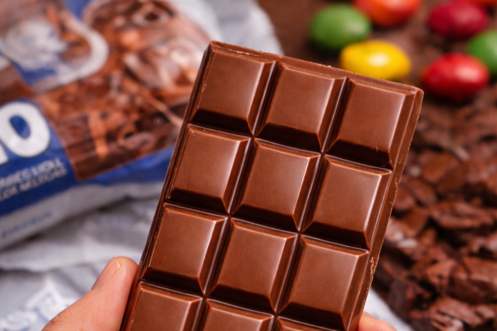 Chocolate con exceso de azúcar