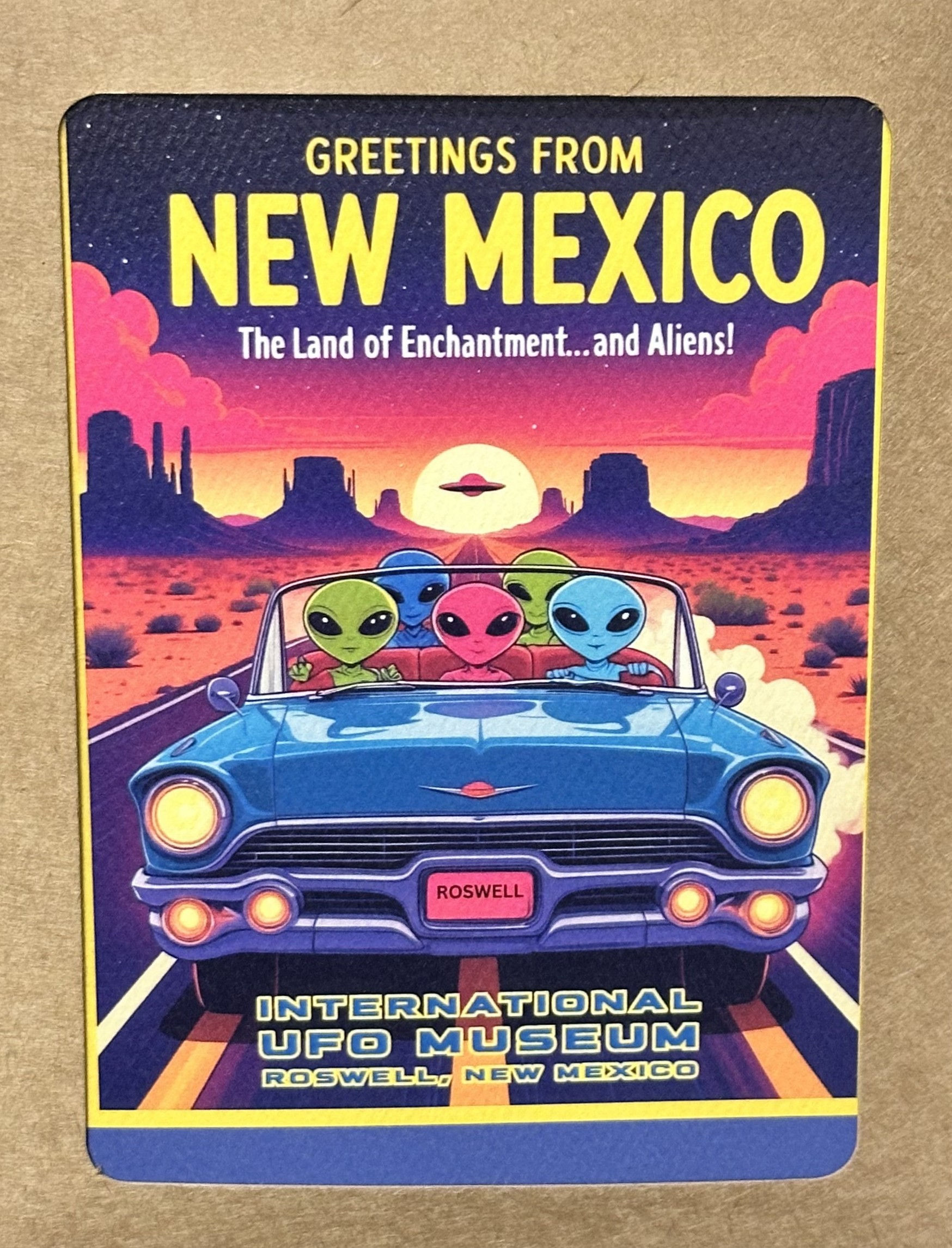 Greetings from NM Aliens Notecards