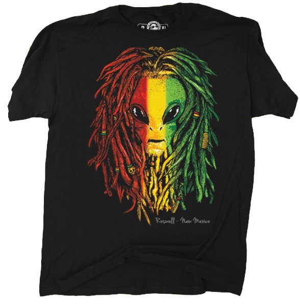 Rasta Alien T-Shirt