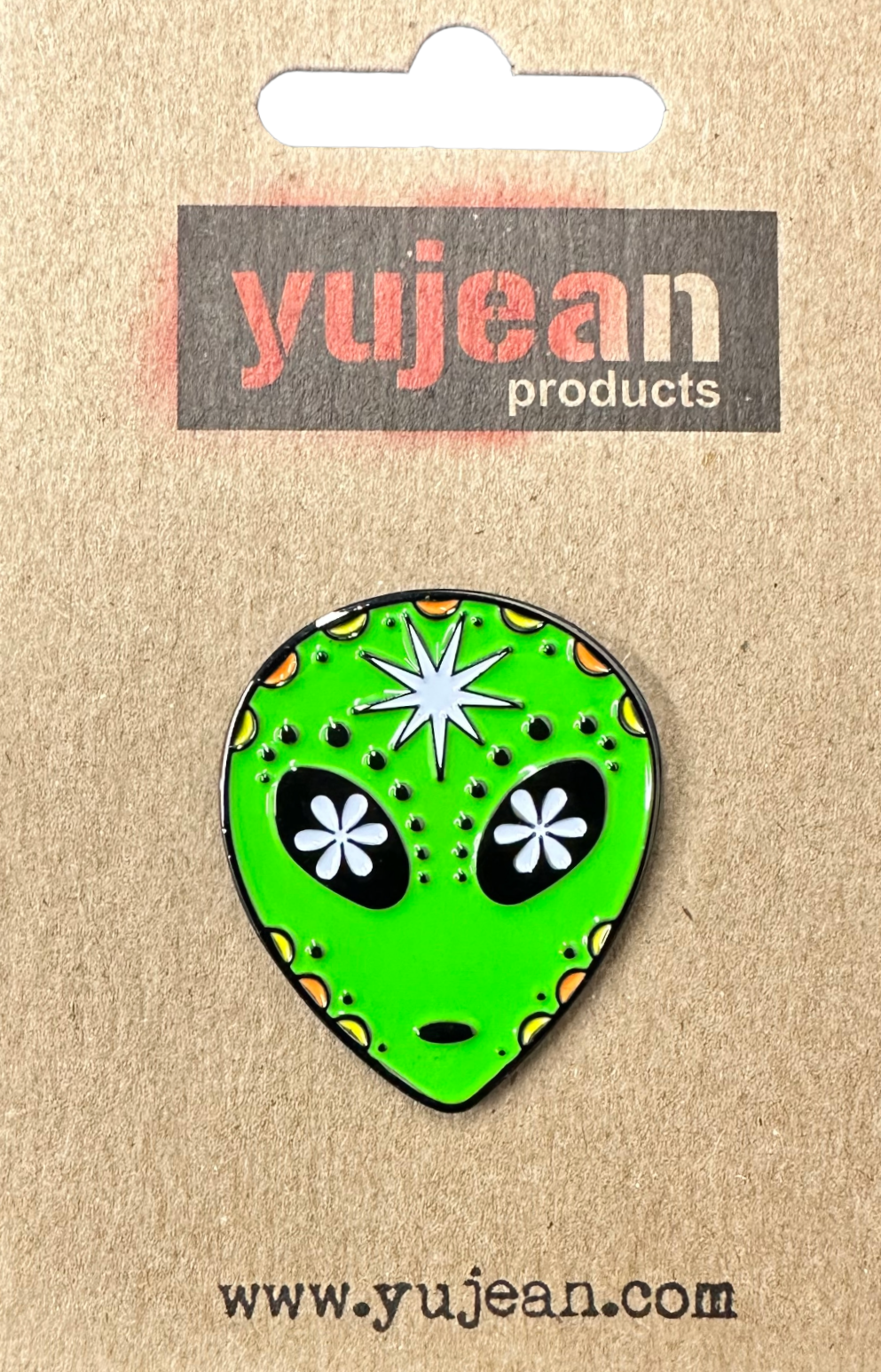 Flower Alien Pin