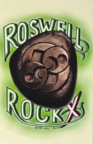Roswell Rock Postcard | roswellufomuseum