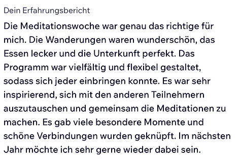 Feedback/Testimonials