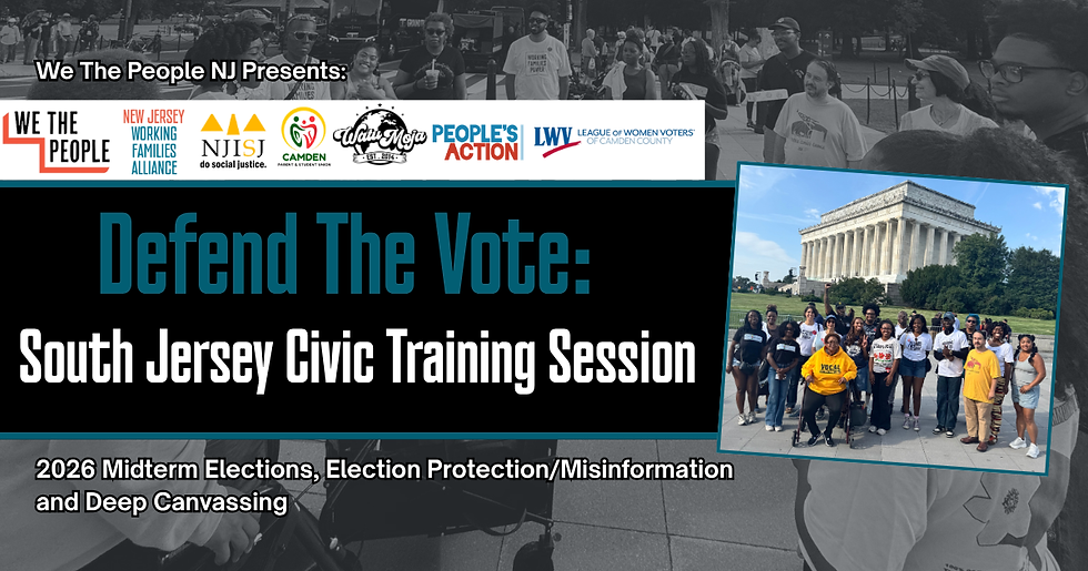 We The People: South Jersey Civic Training Session