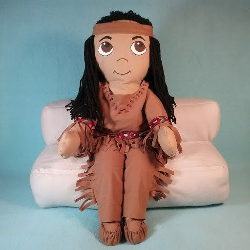 American Indian Boy Rag Doll