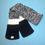 Thumbnail: black and white beanie and scarf