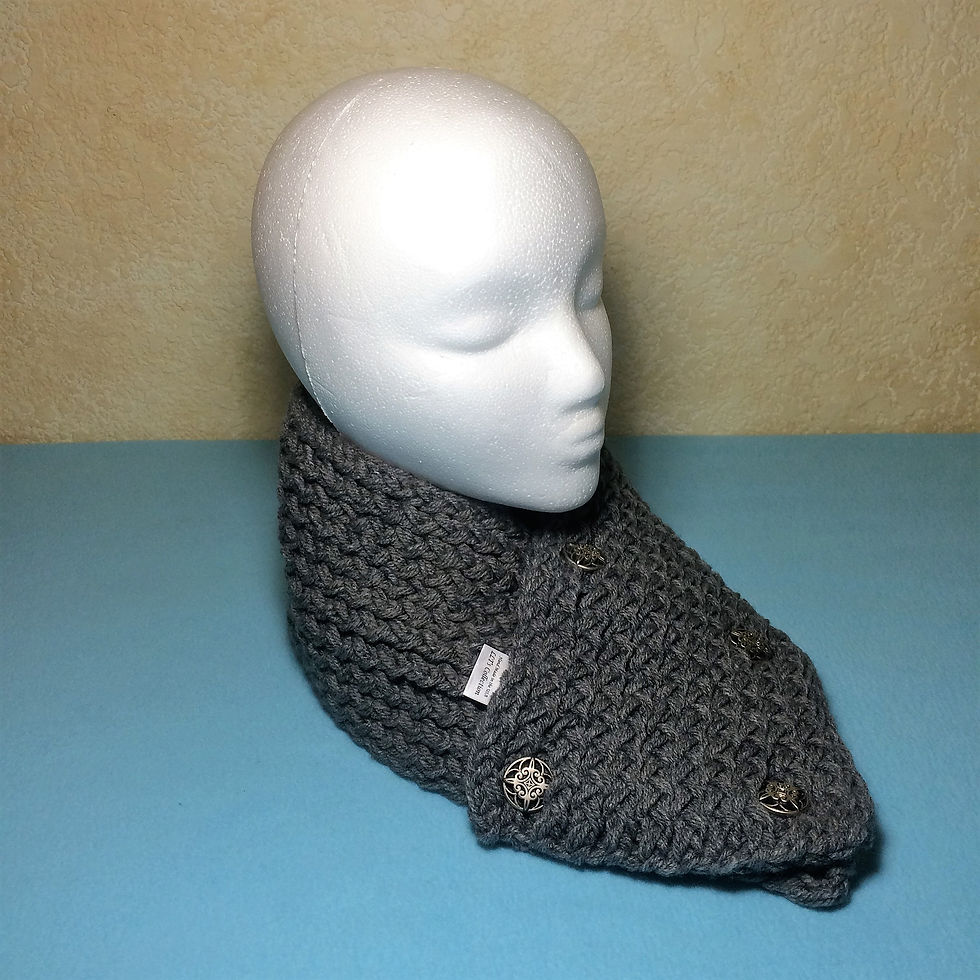 grey neck cowl