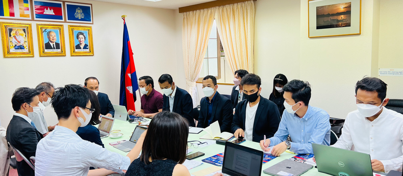 Review meeting and Thank you party to Volunteer of Cambodia Festival 2022