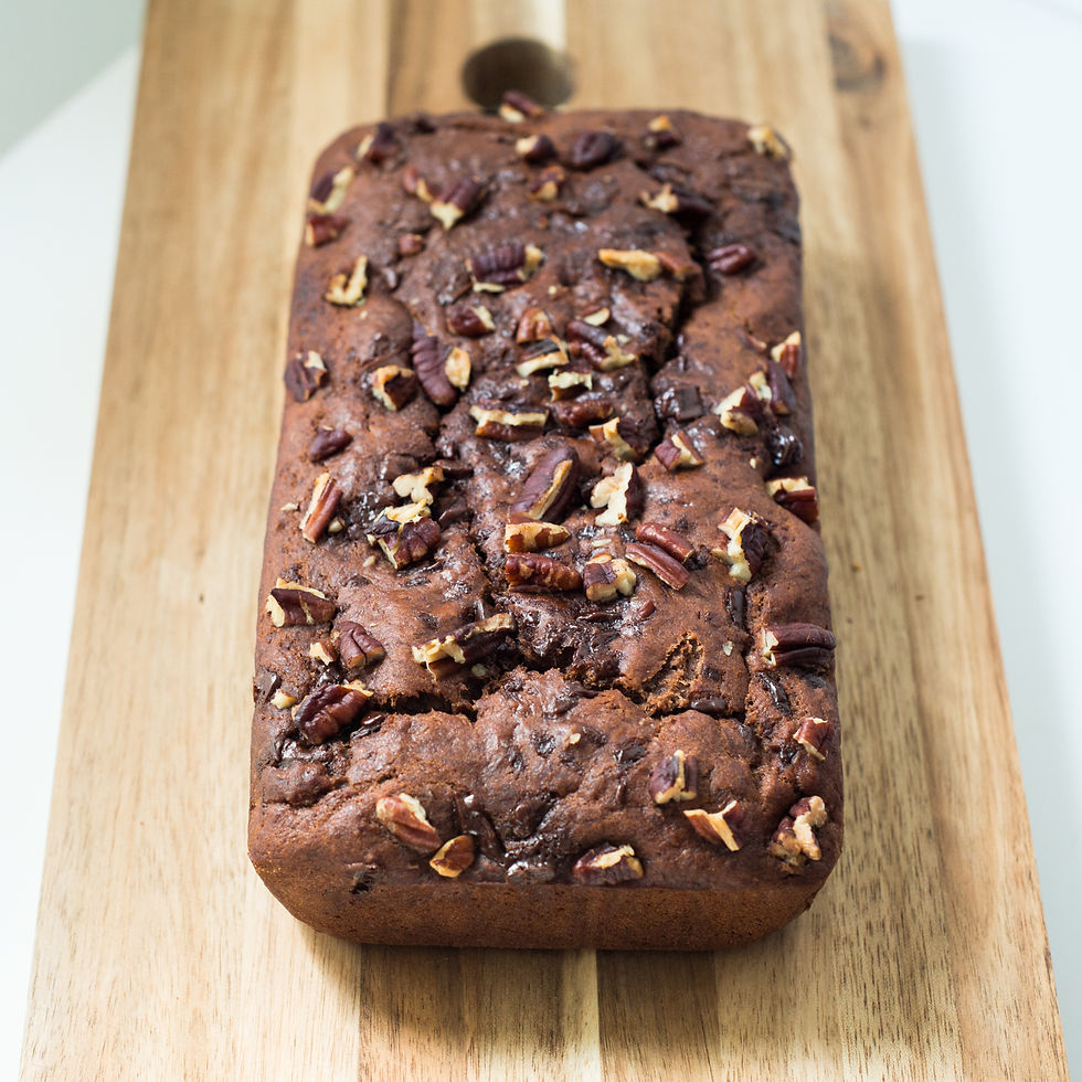 Chocolate Banana Bread GF, Ve