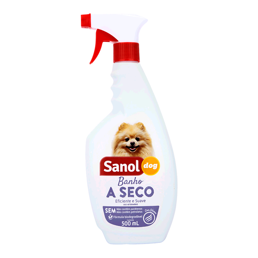 Banho a Seco Sanol Dog 500 ml