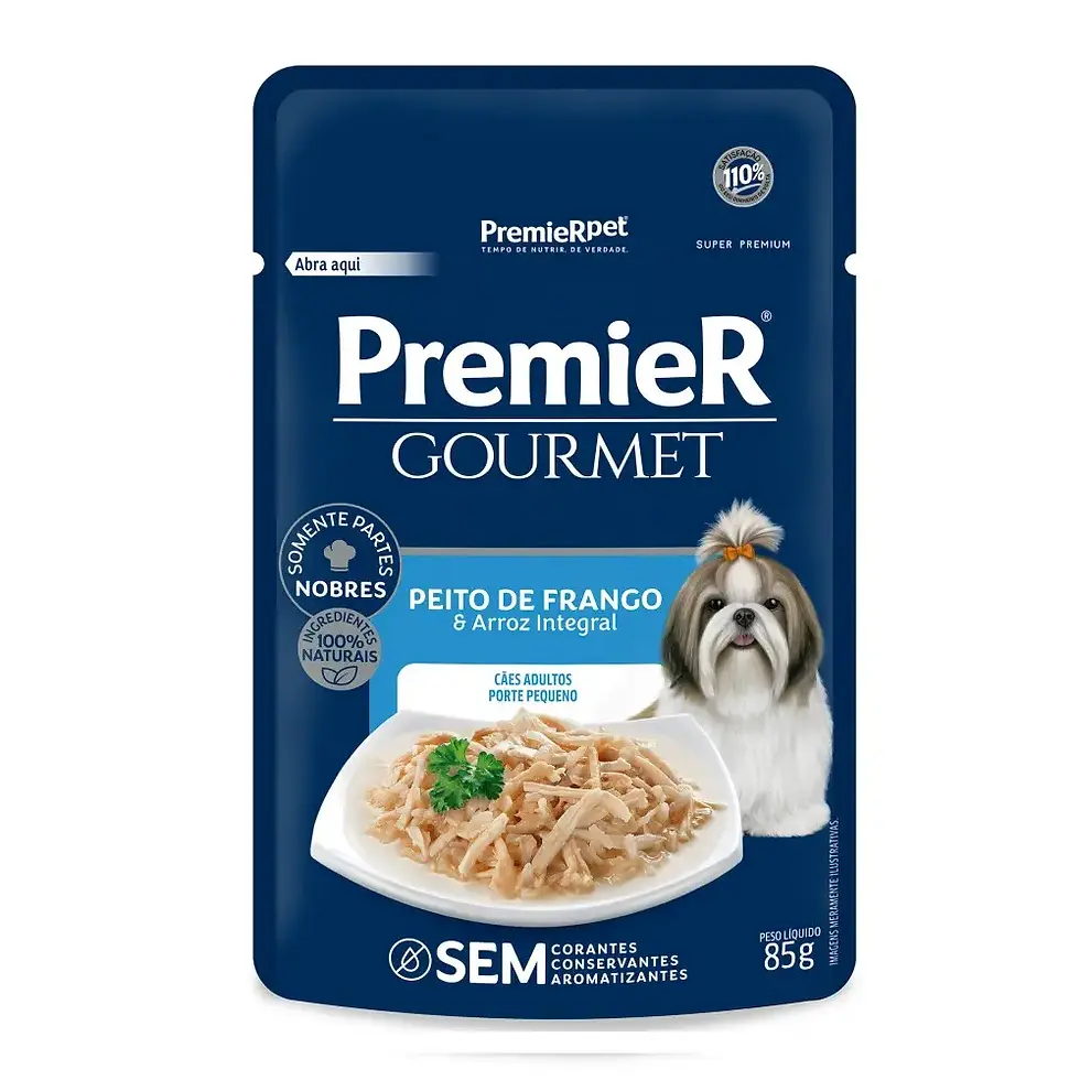 Sachê Premier Frango e Arroz Integral 85g