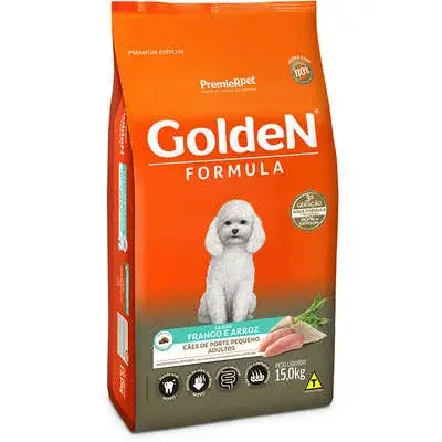 GoldeN Adulto Raças Pequenas Frango e Arroz 1 kg, 3 kg, 10.1 kg e 15 kg
