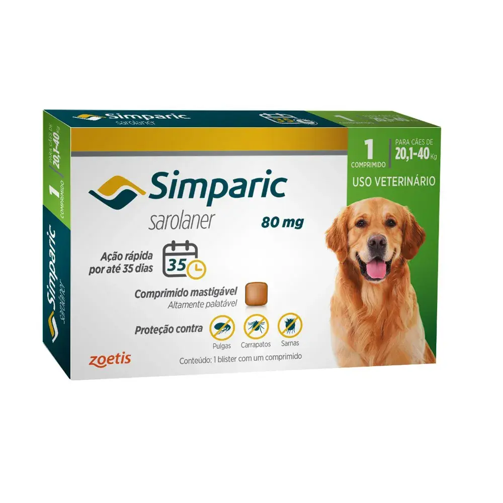Simparic 80 mg 20.1 a 40kg