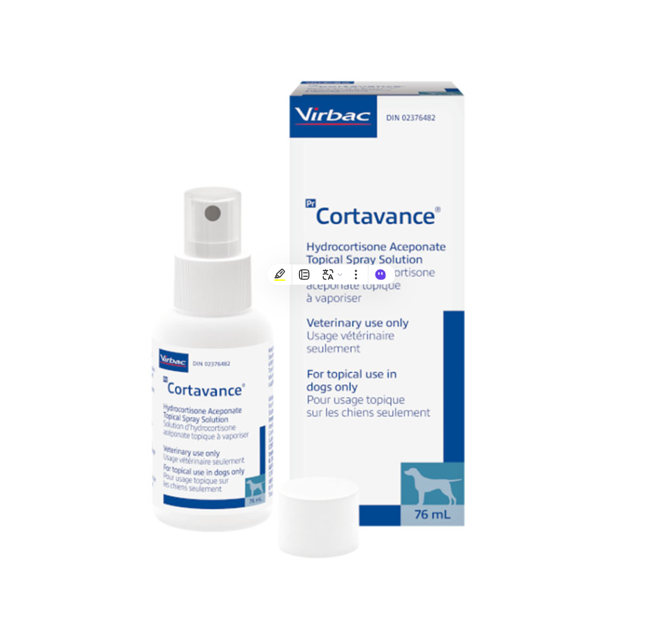 Cortavance Virbac 76 ml