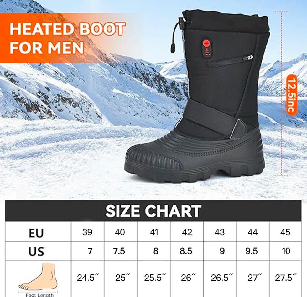 Pikkukuva: Electrically heated shoes