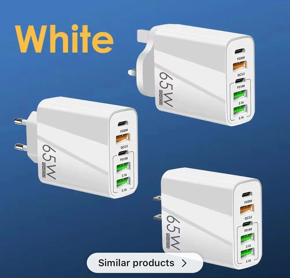 Miniatyrbild: USB C Laddare 65 W (Member price 150:-)