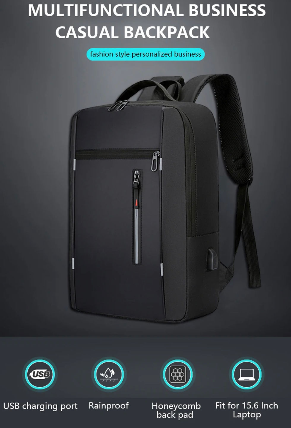 Miniatyrbilde: Waterproof Business Backpack 